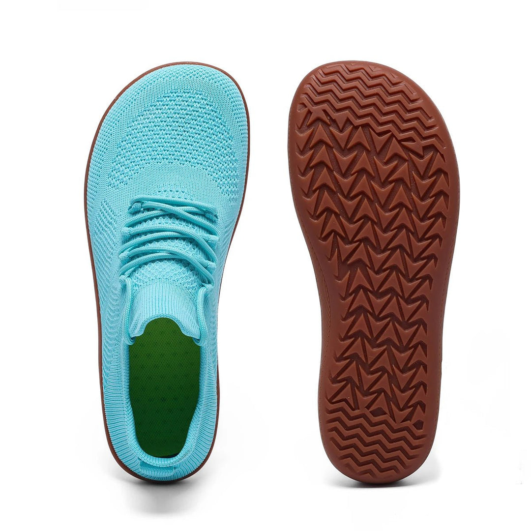 Unisex Barfußschuhe Leicht Atmungsaktiv Flexibel - Hell Blau