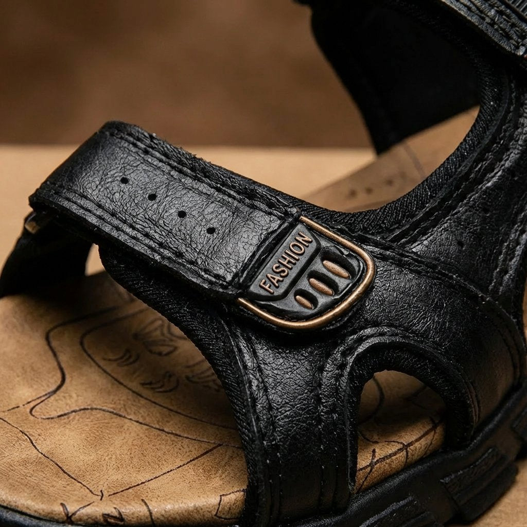 Unisex Trekking-Sandalen Klettverschluss Profilsohle Outdoor